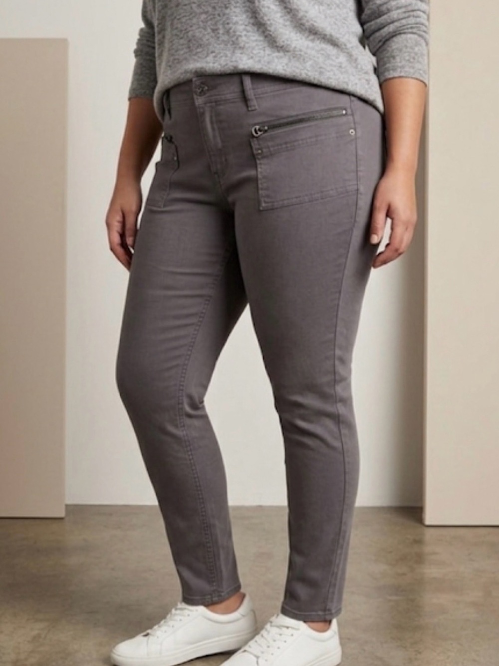 Lane Bryant Charcoal Slim jeans size 16